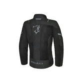 BELA MESH PRO Moto Casaco Senhora Preto - Imagem traseira da ja Casacos
